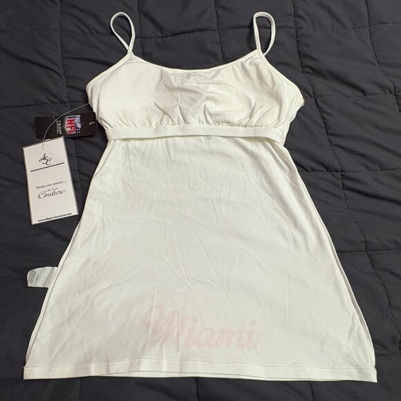 NFL Miami Dolphins "Double Team" Cami Top W/ Mesh Overlay - Size: Medium - NWT - Picture 7 of 16